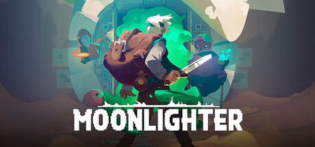 Steam header art for Moonlighter