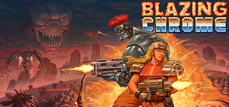 Steam header art for Blazing Chrome