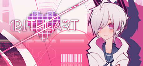 Steam header art for 1bitHeart