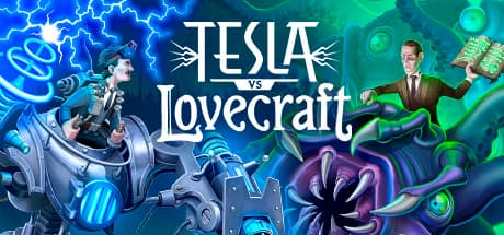 Steam header art for Tesla vs Lovecraft