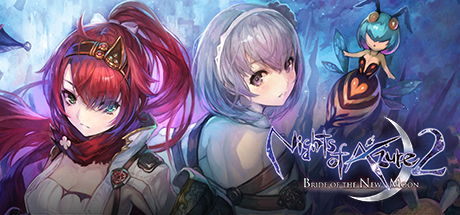 Steam header art for Nights of Azure 2: Bride of the New Moon
