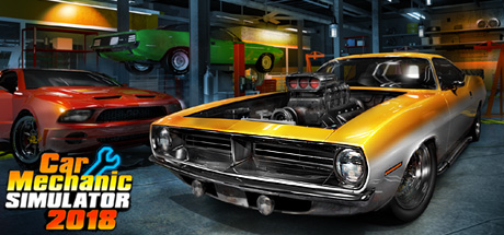 Steam header art for Car Mechanic Simulator 2018