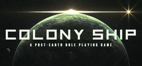 Steam header art for Colony Ship: A Post-Earth Role Playing Game