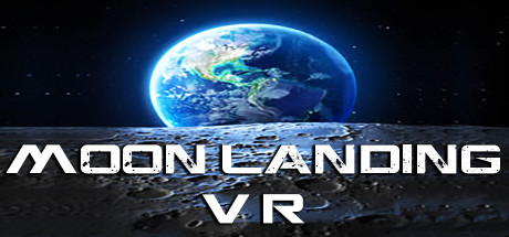 Steam header art for Moon Landing VR