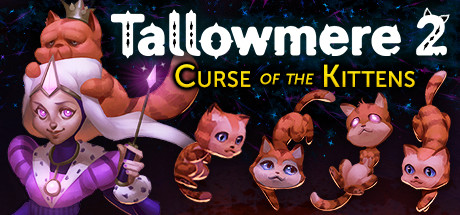 Steam header art for Tallowmere 2: Curse of the Kittens