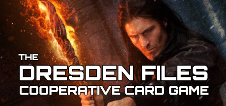 Steam header art for Dresden Files Cooperative Card Game
