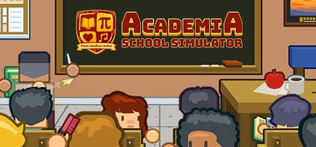 Steam header art for Academia : School Simulator