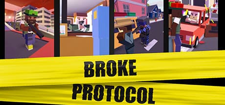 Steam header art for BROKE PROTOCOL