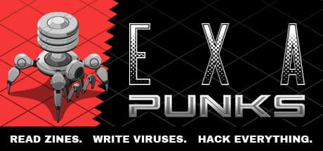 Steam header art for EXAPUNKS