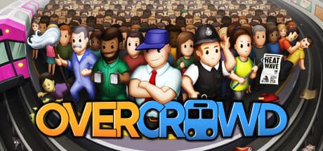 Steam header art for Overcrowd: A Commute 'Em Up