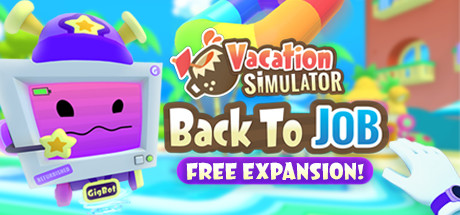 Steam header art for Vacation Simulator
