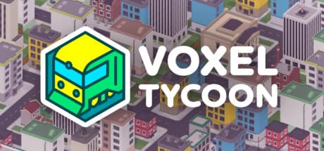 Steam header art for Voxel Tycoon
