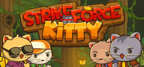 Steam header art for StrikeForce Kitty