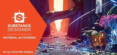 Steam header art for Substance Designer 2018