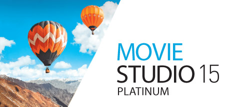 Steam header art for VEGAS Movie Studio 15 Platinum Steam Edition