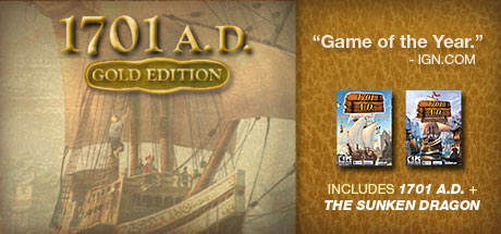 Steam header art for 1701 A.D.: Gold Edition