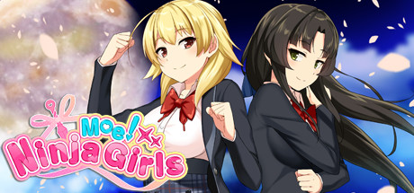 Steam header art for Moe! Ninja Girls