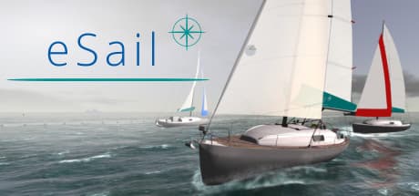 Steam header art for eSail Sailing Simulator