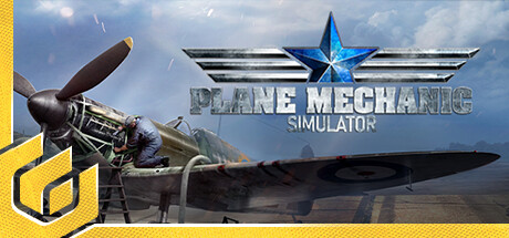 Steam header art for Plane Mechanic Simulator