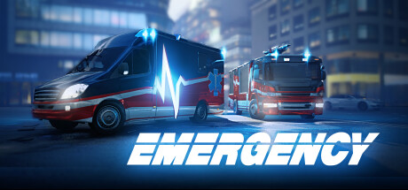 Steam header art for EMERGENCY