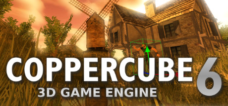 Steam header art for CopperCube 6 Game Engine