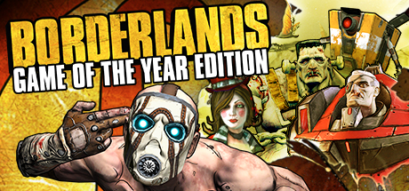 Steam header art for Borderlands GOTY