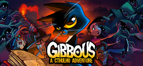 Steam header art for Gibbous - A Cthulhu Adventure