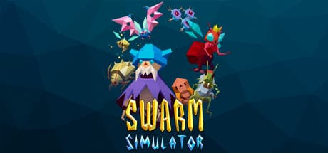 Steam header art for Swarm Simulator: Evolution