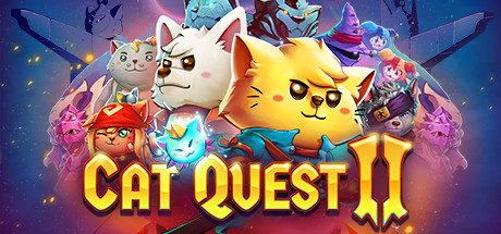 Steam header art for Cat Quest II