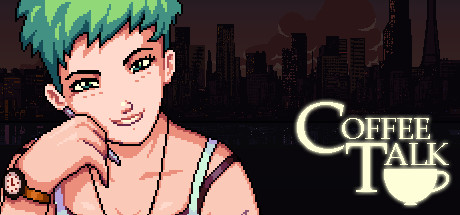 Steam header art for Coffee Talk