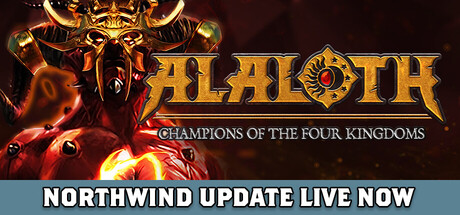 Steam header art for Alaloth: Champions of The Four Kingdoms