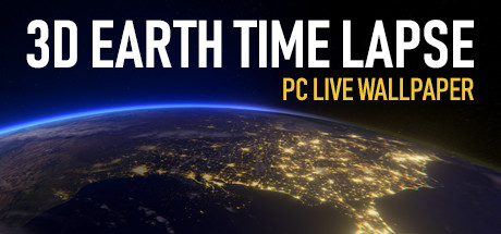 Steam header art for 3D Earth Time Lapse PC Live Wallpaper