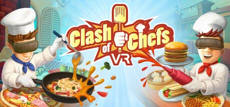 Steam header art for Clash of Chefs VR