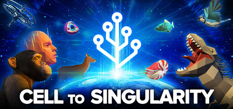 Steam header art for Cell to Singularity - Evolution Never Ends