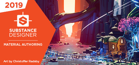 Steam header art for Substance Designer 2019