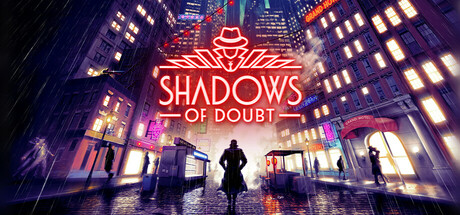 Steam header art for Shadows of Doubt