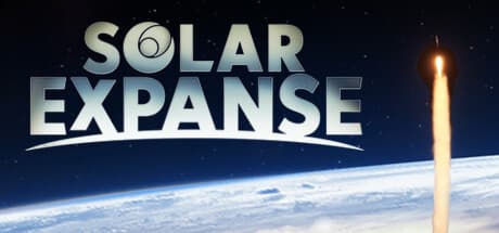 Steam header art for Solar Expanse - Space Exploration Manager