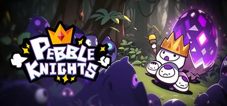Steam header art for Pebble Knights