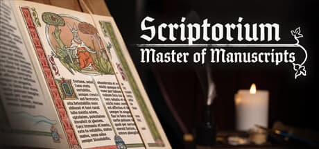 Steam header art for Scriptorium: Master of Manuscripts
