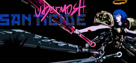 Steam header art for UBERMOSH:SANTICIDE